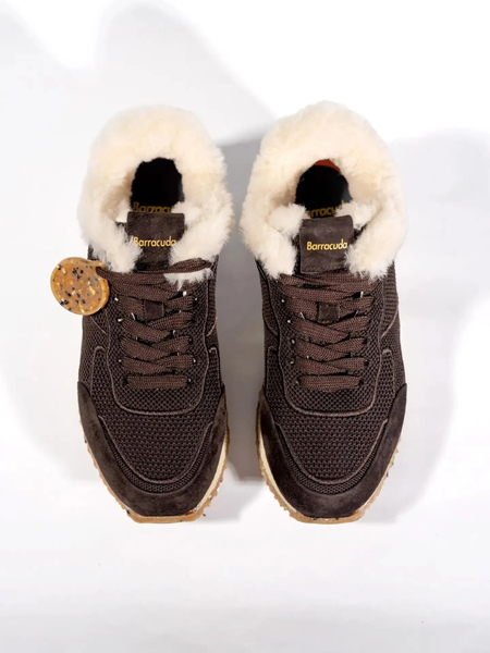 Кроссовки женские Barracuda BD1611BM/knit/suede/pepe